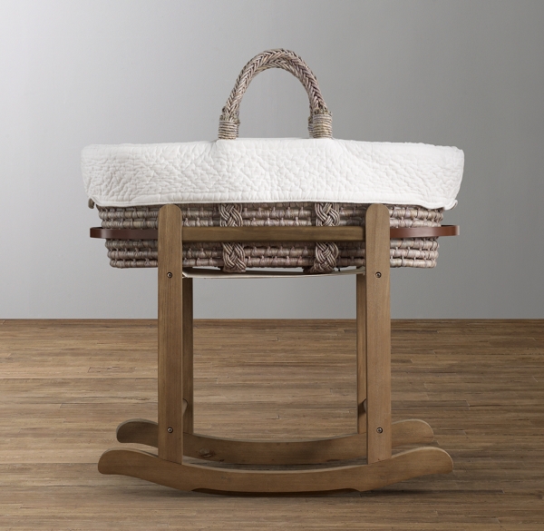 restoration hardware baby moses basket