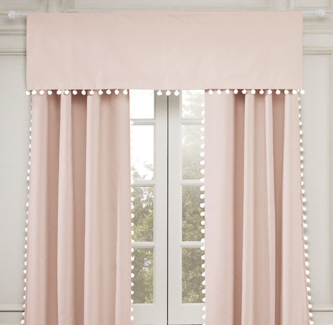 Pom Pom Linen Cotton Valance