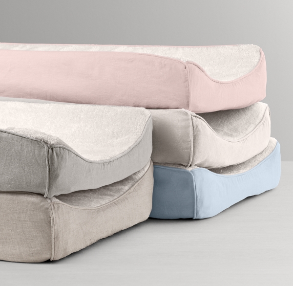 Washed Organic Linen Changing Pad Cover