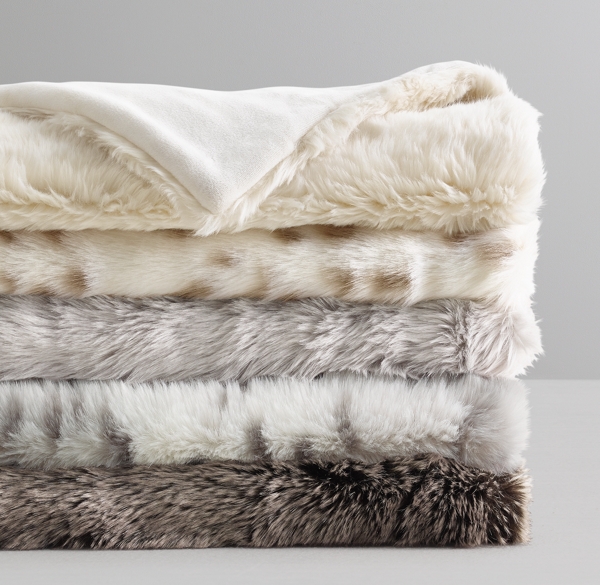 Luxe Faux Fur Stroller Blanket