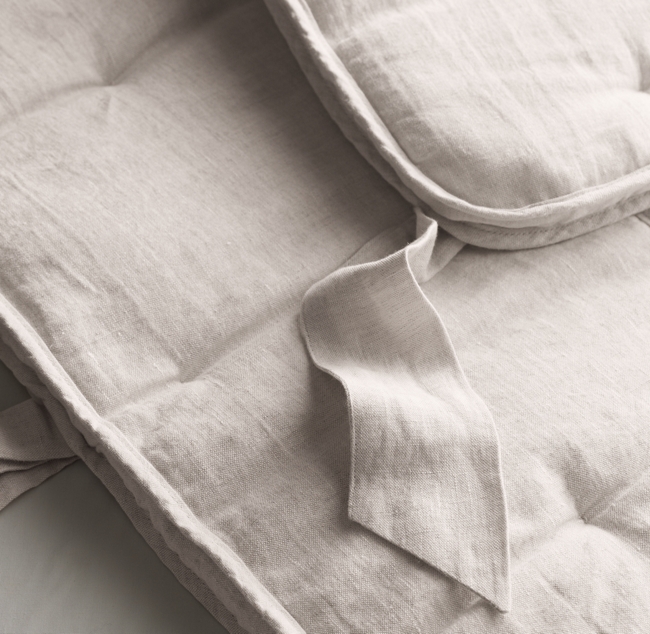 Washed Organic Linen Nursery Bedding Collection