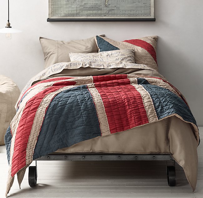 Tumble Washed Twill Washed Classic Plaid Bedding Collection