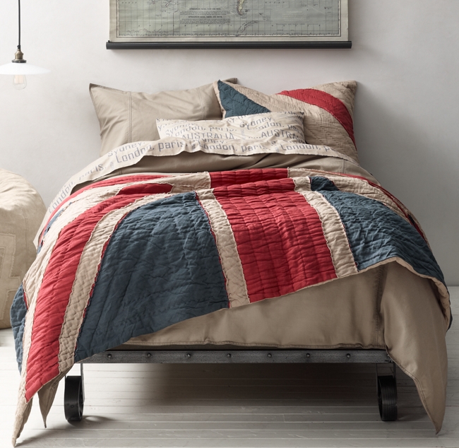 Tumble Washed Twill Washed Classic Plaid Bedding Collection