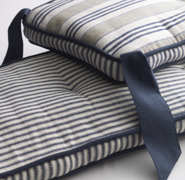 ticking stripe crib sheet