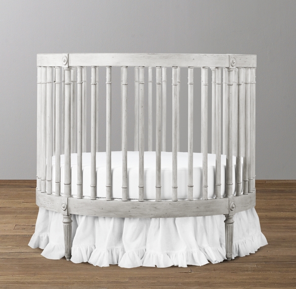 circular baby crib