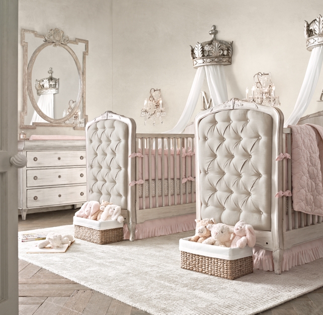 Pewter Demilune Canopy Bed Crown