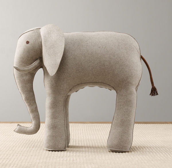 large stuffed elephant for nursery