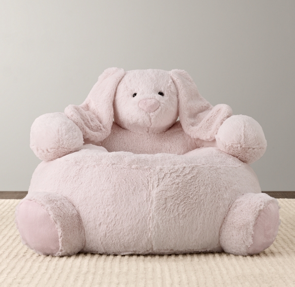 plush bunny chair