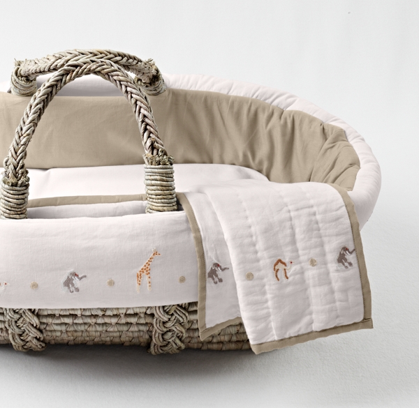 restoration hardware baby moses basket