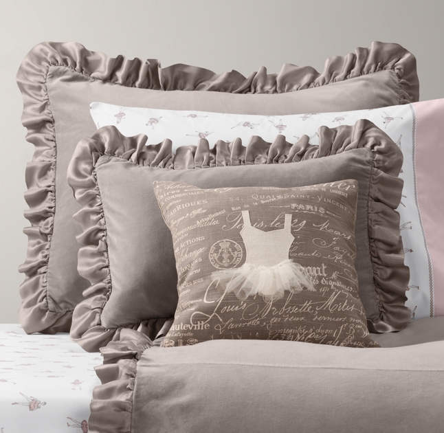 Washed Velvet European Vintage Ballerina Bedding Collection