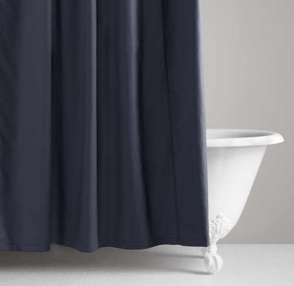 TumbleWashed Twill Shower Curtain