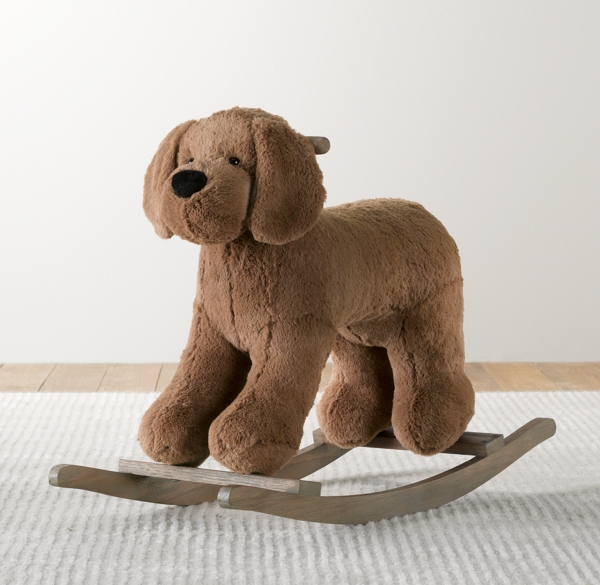 plush animal rocker
