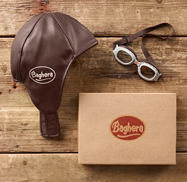 Vintage Racing Cap & Goggles