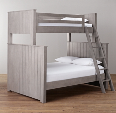 low profile twin over full bunk bed
