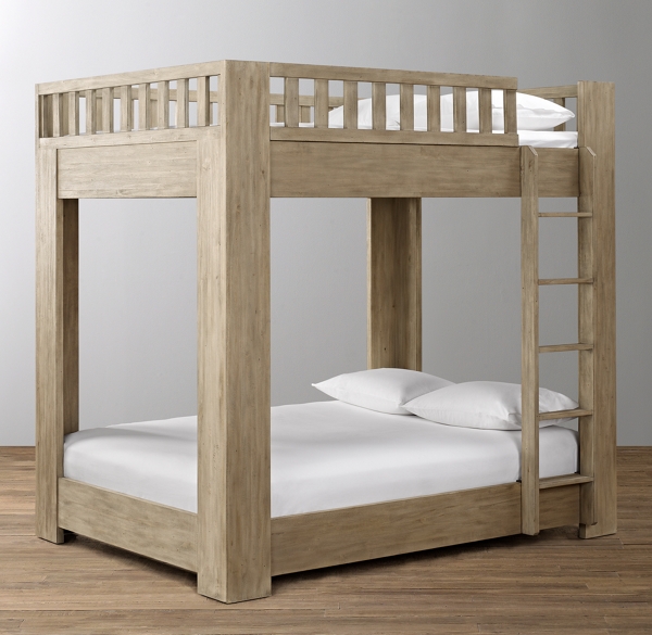 full over full wood bunk beds