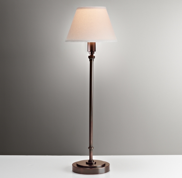 Ellis Table Lamp With Shade Chestnut