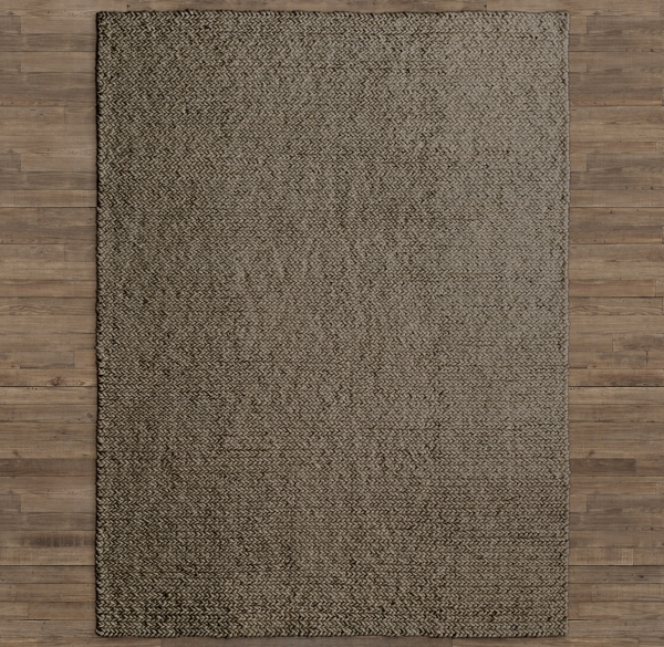 Chunky Braided Wool Rug