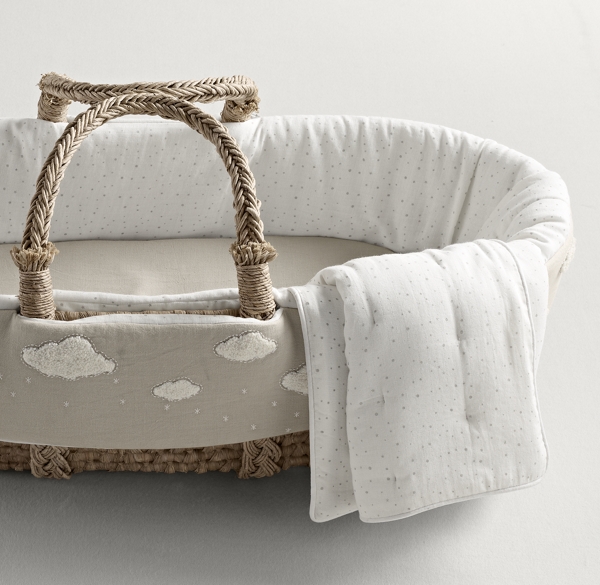 restoration hardware moses basket