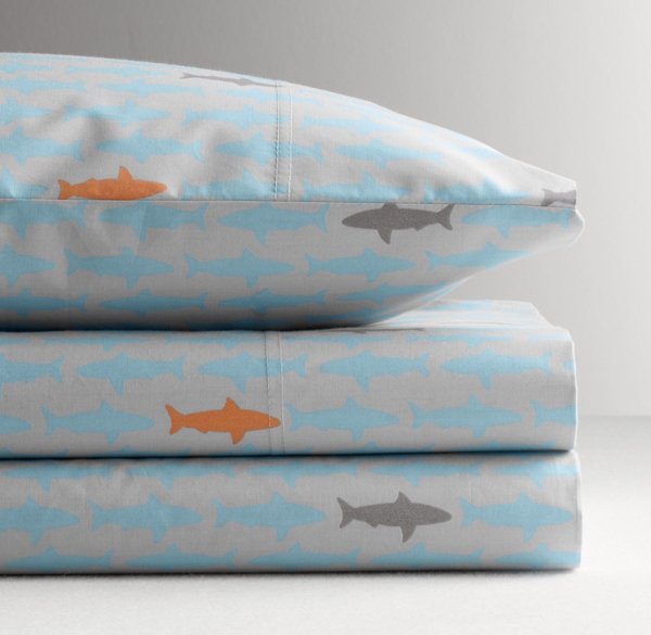 Sharks Standard Pillowcase