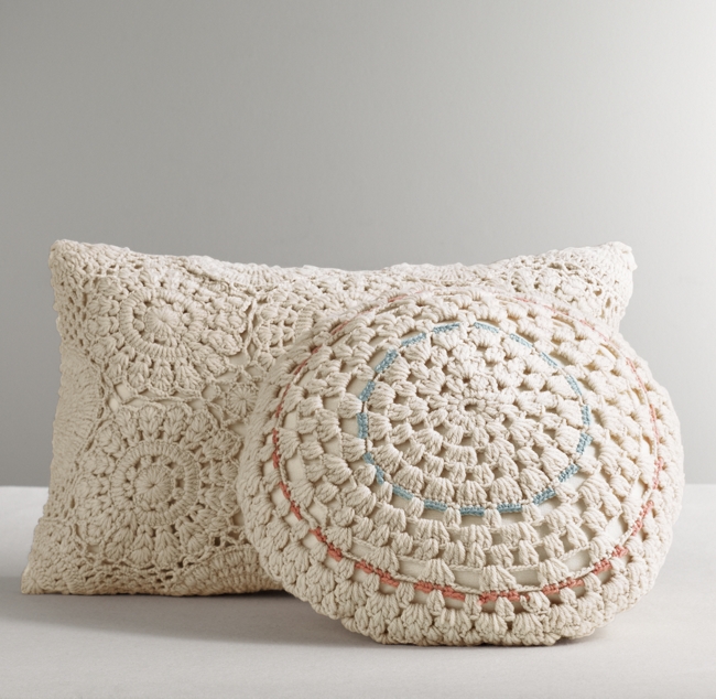 Crocheted Decorative Pillow