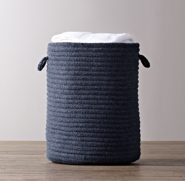 navy blue hamper baby