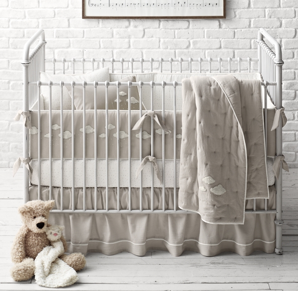 restoration hardware crib bumper