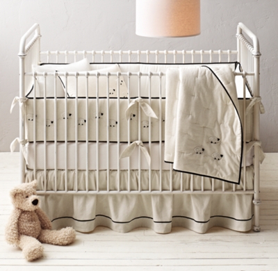 restoration hardware crib bedding