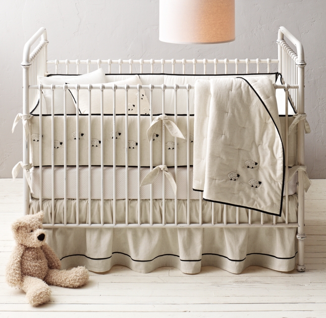 Hand Knotted Sheep Nursery Bedding Collection