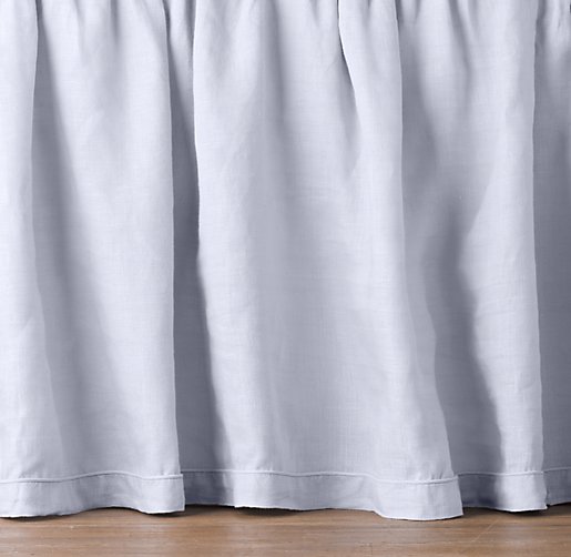 Garment-Dyed Linen Skirt