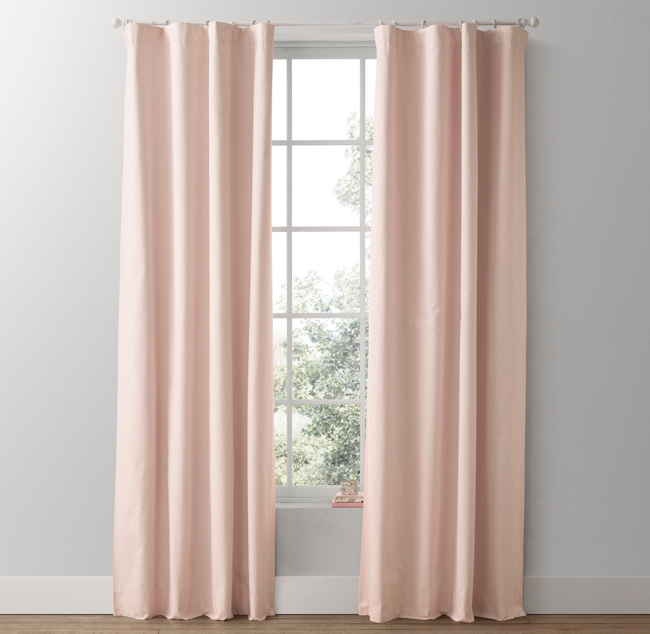 Cotton Canvas Drapery Panel