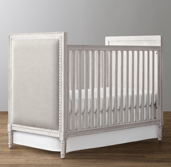 vintage grey crib