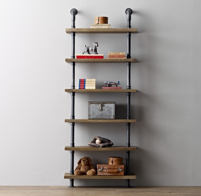 Industrial Pipe Shelving