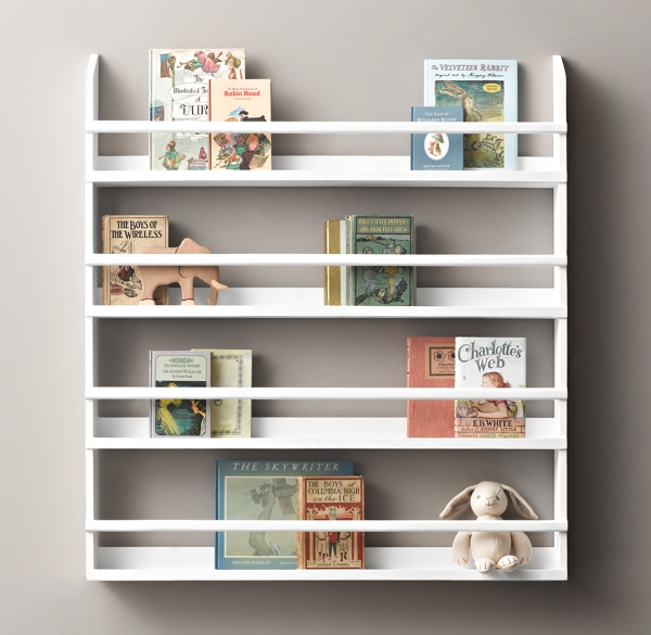 personalized baby bookshelf