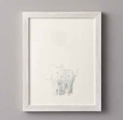 Watercolor Animal Illustration - Elephant