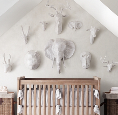 Featured image of post Animal Head Nursery Decor - Liven up a children&#039;s bedroom, nursery or playroom with one of our ethically made wall mounted felt animal heads.
