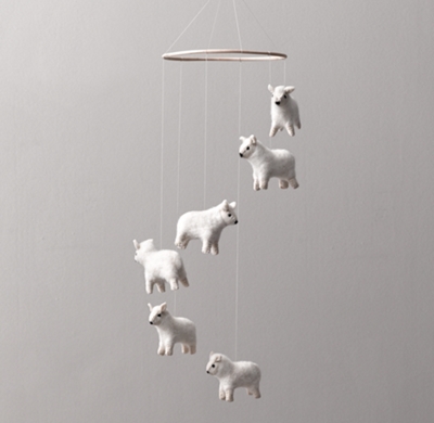 lamb mobile for crib