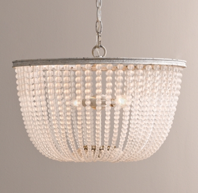 Dauphine Frosted Glass Large Pendant