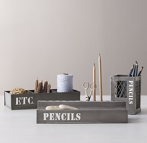 Industrial Metal Desk Accessories