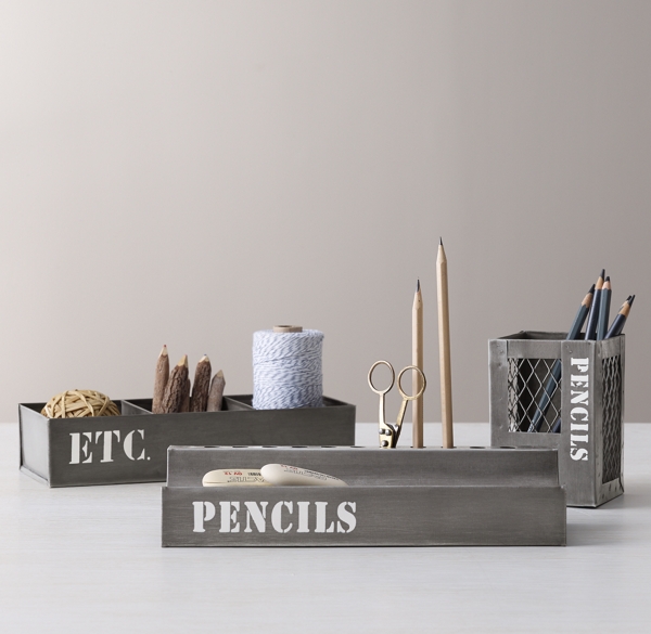 Industrial Metal Desk Accessories