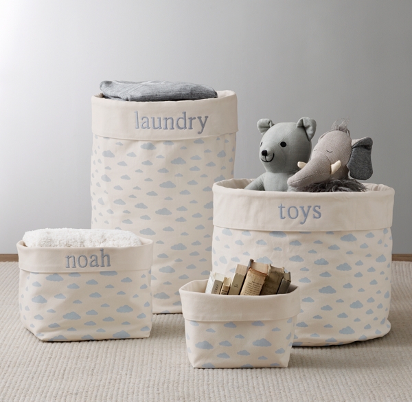 childrens canvas storage boxes