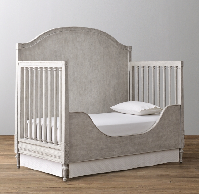 Bellina Arched Conversion Crib Vintage Grey