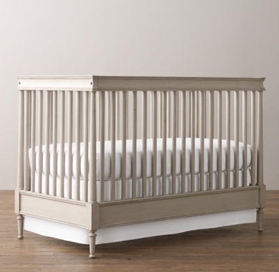 cot white and wood