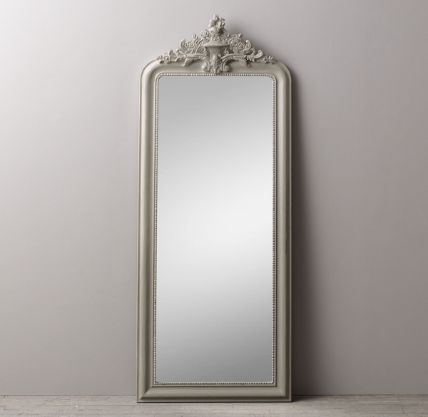 HandCarved Rococo Leaner Mirror