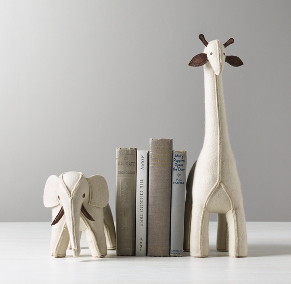 elephant bookends nursery