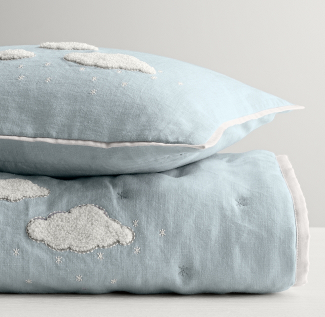 Boucle Cloud Toddler Quilt
