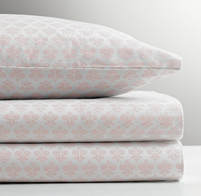 Paisley Print Percale Sheet Set