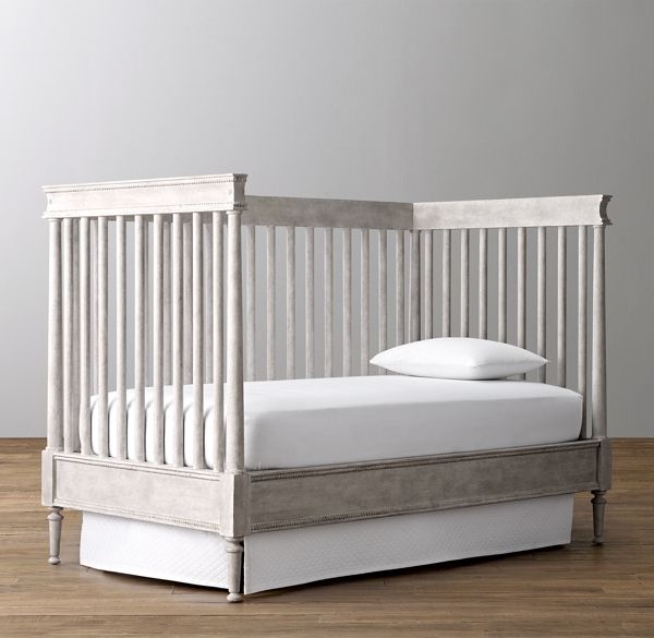 vintage spindle crib