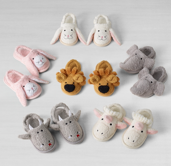 infant robe and slippers