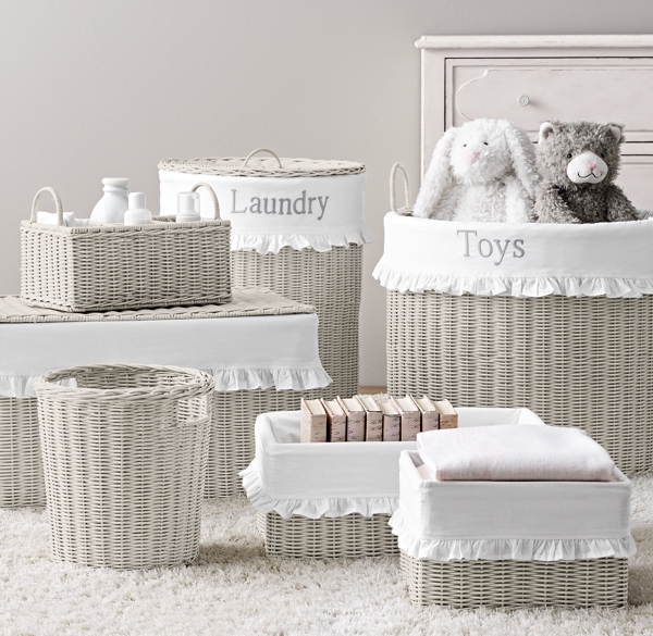 rattan toy box