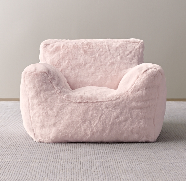 Luxe Faux Fur Bean Bag Chair Cover